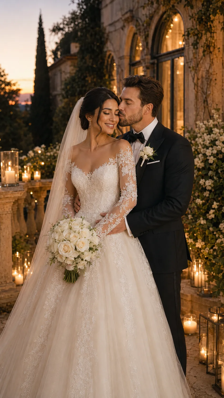 Foto de los novios